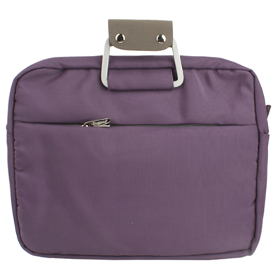 High Quality Classic Style Laptop Bag for 13.3 inch Laptop, Brown Purple (Size: 35 x 27.5 x 7cm) - Click Image to Close